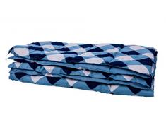 Soffim Daunendecke Scotland blau/himmelblau 250 x 200 cm