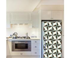 Walplus Wandaufkleber North Star Muster 4 Packungen Kühlschrank Wandmalerei Abnehmbare Selbstklebend Aufkleber Wohnzimmer Küche Möbel Büro Dekor Restaurant bar Cafe Hotel Heim Dekoration Mehrfarbig