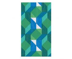 Caspari Farbe Theorie Gästetuch, 15 Stück, Papier, grün, 11 x 20 x 3 cm