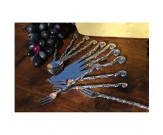 Elk Lighting KNFS013/S4 Käsemesser, Einheitsgröße, poliert