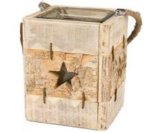 Vea Laterne Quadratisch, Mehrfarbig, 13 x 12 cm