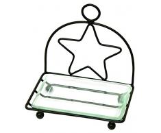 CWI Tapetenbordüre Geschenke 14 x 12,7 cm schwarz Star Seifenschale