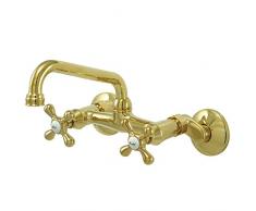 Nuvo Elements of Design ES2138X Accents Küchenarmatur mit 2 Griffen, Wandmontage 7 Oil Rubbed Bronze