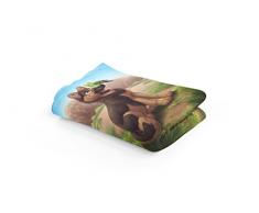 Picanova Pet Friends 150x100cm – Extraweiche Kinder Decke, 525g/qm – Absolute Premiumqualität Aus Hautfreundlichem Plüsch – Unschlagbar Weich Und Gemütlich – Design Von Dolphy