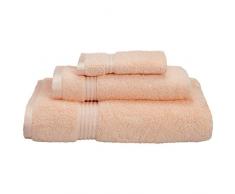 Superior - Handtuchset, Baumwolle, pfirsichfarben, 3-teilig