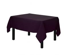 Gee Di Moda Tischdecke, quadratisch, Tischdecke, quadratisch, für quadratische oder runde Tische in waschbar Polyester – ideal für Buffet Tisch, Partys, Urlaub Abendessen, Hochzeit und mehr 52 x 52 Hunter Green Table Cloth