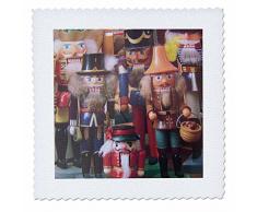 3dRose qs_21540_3 Nutcracker Collection Quilt Square, 8 by 8-Inch