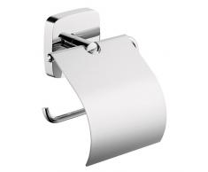 Hansgrohe 41508000 Papierrollenhalter PuraVida, pure chrom Messing mit Deckel