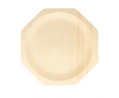 Garcia de Pou Teller Oktogonal Ø 26X2,2 cm Natur Holz - 50 Un.