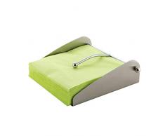 axentia Serviettenständer Serviettenhalter, Edelstahl, Silber, ca. 17,5 x 6 x 17,5 cm