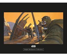 Komar Wandbild Star Wars Classic RMQ Tusken | Kinderzimmer, Jugendzimmer, Dekoration, Kunstdruck | ohne Rahmen | WB159-40x30 | Größe: 40 x 30 cm (Breite x Höhe)