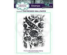Creative Expressions Stempel aus Gummi, vorgestanzt, von Andy Skinner-Distressed Tapete, Grau, 7,3 x 12,7 cm