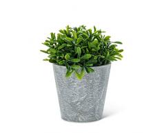 Abbott Collection 27-WOODHILL-08 Blumentopf, glänzend, 16,5 cm, Grün