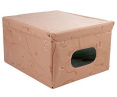 Home Behälter Garderobe, Kunststoff, Mehrfarbig, 52 x 44 x 30 cm