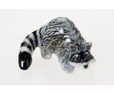 WitnyStore Waschbären Figur Tier Miniatur Sammlerstücke Keramik Niedliche Souvenir Decor Geschenk