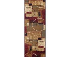 Universal Teppiche Andrew Abstrakt Moderner Läufer Accent Bereich Teppich, Mehrfarbig, 221 x 79 cm