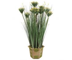 Breeze Point lebensecht Getopfte Kunstpflanze Zwiebelgras, gelb, 94 cm