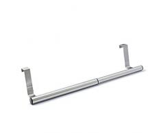 MSV Edelstahl Teleskop Tür Handtuchhalter Geschirrtuchhalter ausziehbar