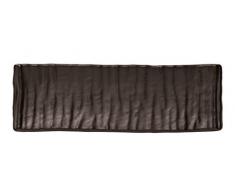 World Cuisine 44464-23 Servierplatte, Melamin, rechteckig, Schwarz