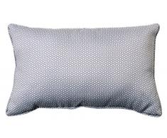 Homemaison 891022Â Kissen, Bezug abziehbar, Motiv Fliesen aus gebranntem Ton Polyester Grau 1Â x 30Â cm