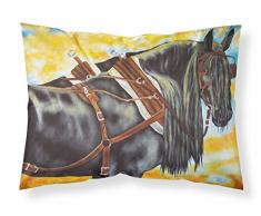 Caroline s Treasures amb1238pillowcase Day s End Pferd Stoff Kissenbezüge, Standard, Multicolor