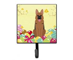 Carolines Treasures Wandhaken Ostereier Deutscher Schäferhund, klein, Mehrfarbig