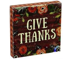Carson Give Thanks Wandtisch aus Zinn
