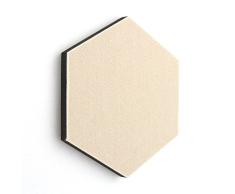 Super leicht Sandwich Filz Board Sechseck Typ Memo Board (14colour Option) (Creme)