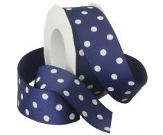 Morex Ripsband, gepunktet Helle Orchidee mit weißen Punkten