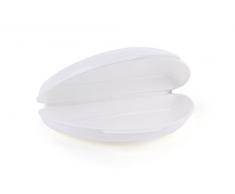 Excelsa Quick Cook Omelettemaker Mikrowelle, Polypropylen, Weiß mit Details Orange