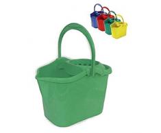 Hilados Garneimer oval mit Abtropfsieb Farbe 14 Liter, grün, Unico