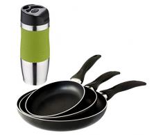 San Ignacio Pk1159 Premium Set aus 3 Pfannen und 1 Reise-Thermo