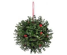 Transpac Christbaumkugel, groß, Grün