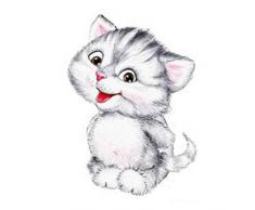 YINASI 3D abnehmbare Cartoon Animal Style Wandsticker, einfach zu kleben, reißfest für bemalte Kinderzimmer, Wohnzimmer, Schlafzimmer, Badezimmer, WC, Kühlschrank, Auto, Küche 20 * 30CM Typ E