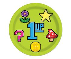 Beistle 8-Bit Tafelaufsatz Teller 9-Inch mehrfarbig