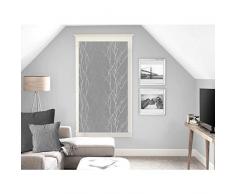 Soleil docre Liane Scheibengardine, Polyester, Grau, 60 x 160 cm