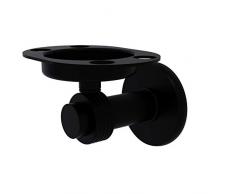 Allied Brass Mercury Collection Groovy Accents Zahnputzbecher, Mattes Schwarz