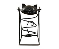 Kitchen Wine and Home Weinflaschenhalter Iron Cat