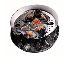 MEPRA 22 cm Edelstahl UNO Schüssel rund mit Grill, Silber