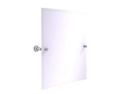 Allied Brass Carolina Collection Frameless Rectangular Tilt Mirror with Beveled Edge Wandspiegel, matt weiß