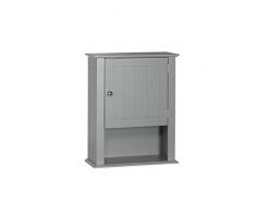 RiverRidge Ashland Collection Wandschrank, 1 Tür, Grau
