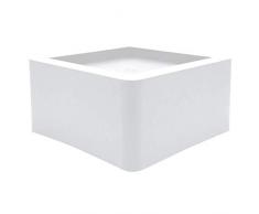 DuraCasa Betterhöhung für 14 cm große Bett- oder Möbelpfosten, 7,6 cm Höhe oder Stauraum Schwerlast-Tisch, Stuhl, Schreibtisch oder Sofa, Plastik, Schwarz, 3 Inch White