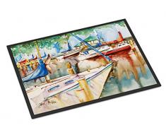 Caroline s Treasures Segelboote bei der Pavillon Innen- oder Outdoor Matte, Mehrfarbig, 18 x 27