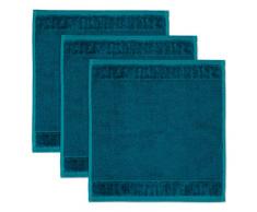 Möve Bamboo Luxe Seiftücher, deep Lake, 30 x 30 cm, 3