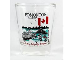 Edmonton Alberta Kanada Tolles Canadian Cities Collection Shot Glas