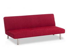 Bartali Sofabezug Clic-clac Elastisch Aitana, 50% Polyester, 45% Baumwolle, 5% Elastomer, Rot, Standard