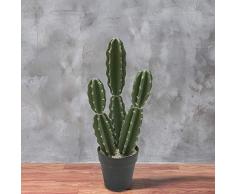 Arflo Kunstpflanze Sukkulente Kaktus Getopfte Dekoration im Innenbereich grün Wohnzimmer Büro Decor 47 cm 18.5
