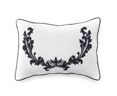 Be-you-tiful Home Nackenrolle, Damast, Schwarz