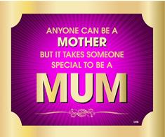 Boxer Gifts Wandtafel mit Mum-Aufschrift