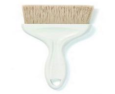 Crestware PBF40 Backpinsel, flach, 10,2 cm breit, silberfarben